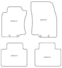 Tappetini per Nissan X-Trail III (T32) 08.2014-12.2021