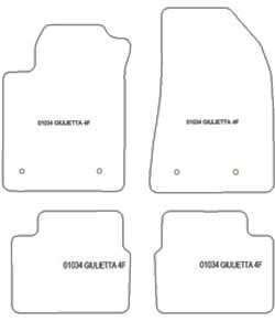Tappetini per Alfa Romeo Giulietta 2014-2021 MTM Plus