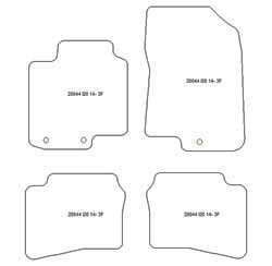 Tappetini per Hyundai i20 (GB) 12.2014-12.2018