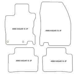 Tappetini per Renault Kadjar 06.2015-2019