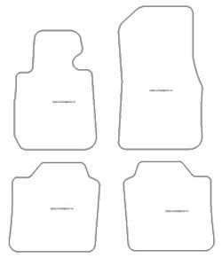 Tappetini per BMW Serie 3 (F34) Grand Turismo 06.2013-09.2020 MTM Plus