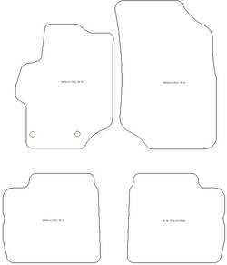 Tappetini per Citroen C-Elysee 05.2016-