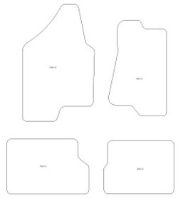 Tappetini per Hummer H2 -