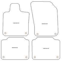 Tappetini per Volvo V90 / V90 Cross Country 09.2016-