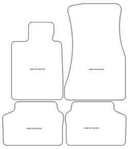 Tappetini per BMW Serie 7 (G11/G12) (anche Plug-in Hybrid) 10.2015-10.2022 MTM Plus