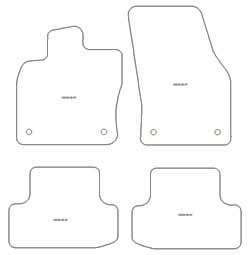 Tappetini per Audi Q2 (GA) 10.2016-