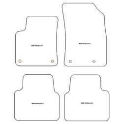 Tappetini per Opel Crossland X / Crossland 06.2017-07.2024 MTM Plus