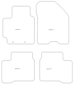 Tappetini per Suzuki Swift V anche Hybrid 05.2017-03.2024