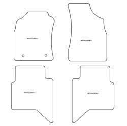 Tappetini per Toyota Hilux 4 porte 2006-2011 MTM Plus