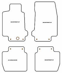 Tappetini per Maserati Granturismo 2007-2012 MTM Plus