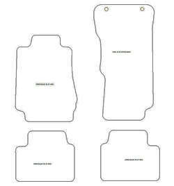 Tappetini auto per Alfa Romeo Giulia (Type 952) Q4 06.2016-