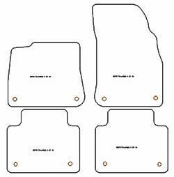 Tappetini per Volkswagen Touareg III 2018- MTM Plus