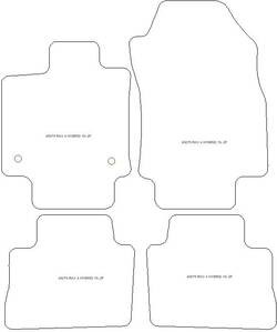 Tappetini per Toyota RAV4 V (anche Hybrid / Plug-in Hybrid) 2019-