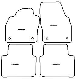 Tappetini per Skoda Scala 2019- MTM Plus