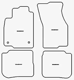 Tappetini auto per Mitsubishi Lancer 1996-2004