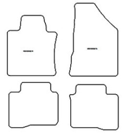 Tappetini per SsangYong Korando III 2019- MTM Plus