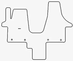 Tappetini auto per Volkswagen T6 Transporter California 2015-