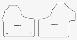 Tappetini auto per Mercedes Sprinter (A910) van 2017-