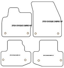 Tappetini auto per Land Rover Range Rover Evoque Cabrio 2016-