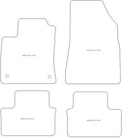 Tappetini per Renault Clio 5 (anche E-Tech Hybrid /E-Tech Full Hybrid) 2019- MTM Plus