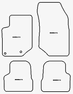 Tappetini per Opel Corsa F 10.2019-