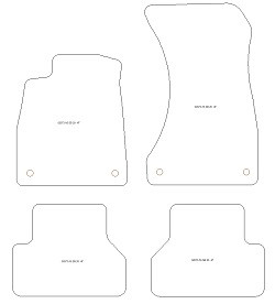 Tappetini auto per Audi A5 (F5A) Sportback 02.2020-