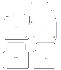 Tappetini auto per Audi Q4 e-tron 2021-