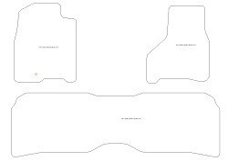 Tappetini auto per Dodge Ram Crew Cab 2009-2013