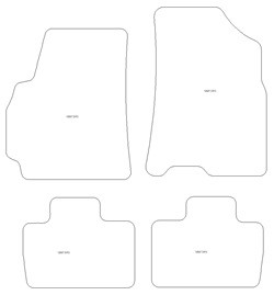 Tappetini per DR Motor DR3 2016- MTM Plus