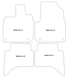 Tappetini per Honda e 2020- plus