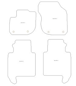 Tappetini per Honda HR-V III e:HEV 09.2021- MTM Plus
