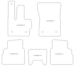 Tappetini per Mercedes Classe G (W463) 2018- MTM Plus
