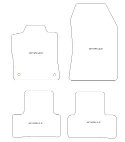 Tappetini per Opel Astra L (anche Plug-in Hybrid) 2022-