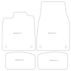 Tappetini per Audi e-tron (FW) GT 2021- MTM Plus