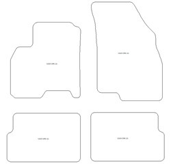 Tappetini per DR Motor DR6 2022- MTM Plus