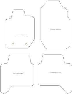 Tappetini per Ford Ranger Raptor 2022- MTM Plus