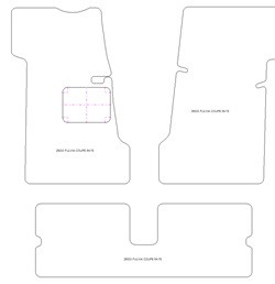 Tappetini per Lancia Fulvia Coupe 1965-1976 MTM Plus