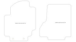 Tappetini per Nissan NV200 Electric 2014- MTM Plus