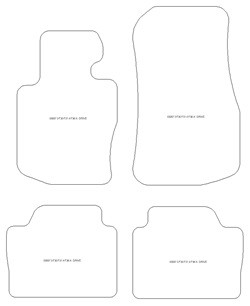 Tappetini per BMW Serie 3 (F31) Touring X-Drive 12.2012-02.2019