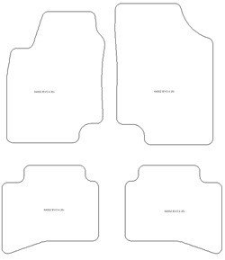 Tappetini per EVO Evo 4 2020-