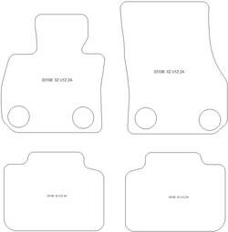 Tappetini per BMW X2 (U10) 03.2024-