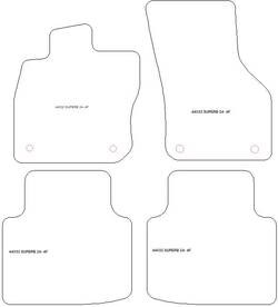Tappetini per Skoda Superb IV (3Y) (anche Hybrid / Plug-in Hybrid) 2024-