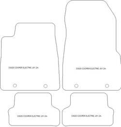 Tappetini per Mini Mini (J01) Electric 2024-