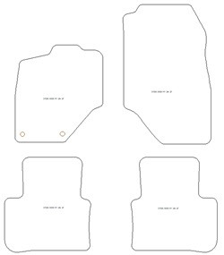 Tappetini per Peugeot 5008 III Hybrid 2024-