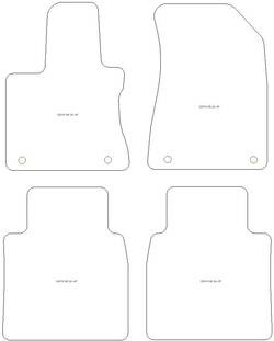 Tappetini per MG HS (anche Plug-in Hybrid) 07.2024-