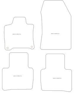 Tappetini per Citroen C5 X Hybrid 04.2024-