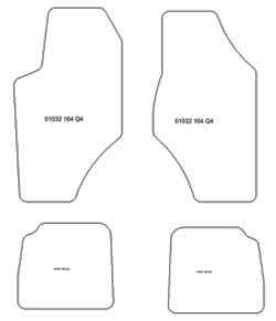 Tappetini auto per Alfa Romeo 164 Q4 1988-1997