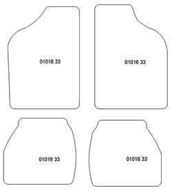 Tappetini auto per Alfa Romeo 33 1984-1995