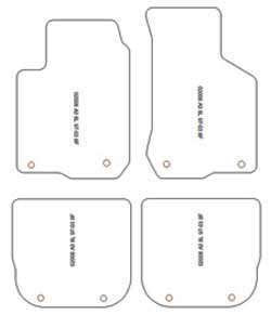 Tappetini auto per Audi A3 (8L) 1997-04.2003