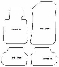 Tappetini auto per BMW Serie 1 (E81/E82) 3 porte / coupe 09.2004-2011